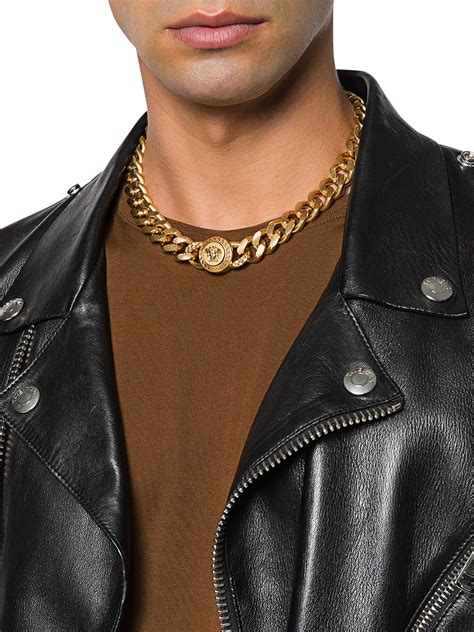 versace medusa pendant necklace|Versace choker necklace.